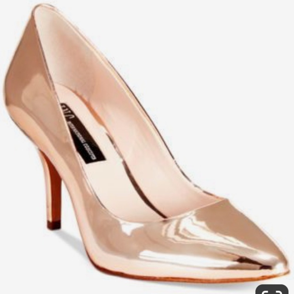 Rose gold heels 7.5 new